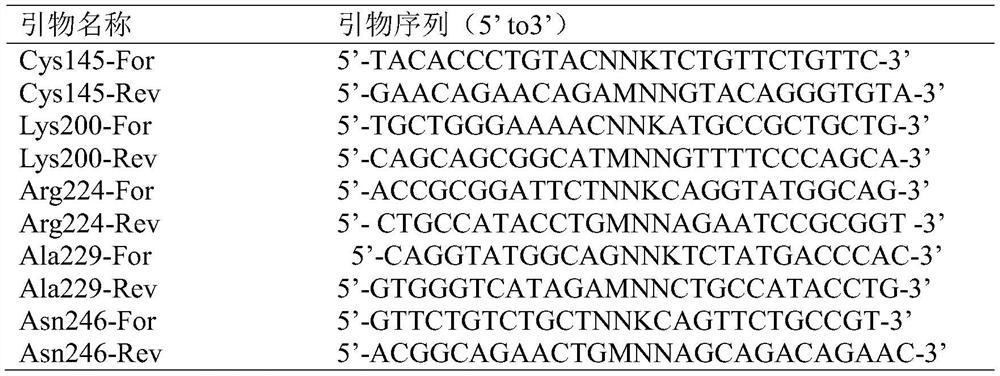 A kind of nitrilase mutant with improved specificity of nitrile hydrolysis activity and application thereof