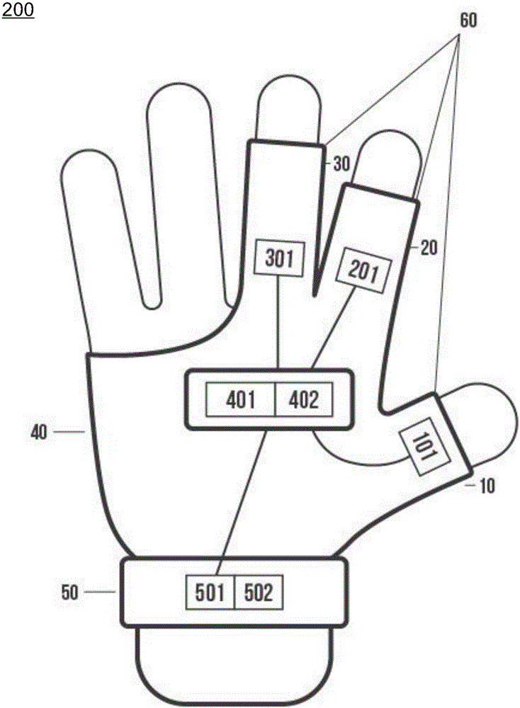 Motion capture glove for virtual reality system and virtual reality system