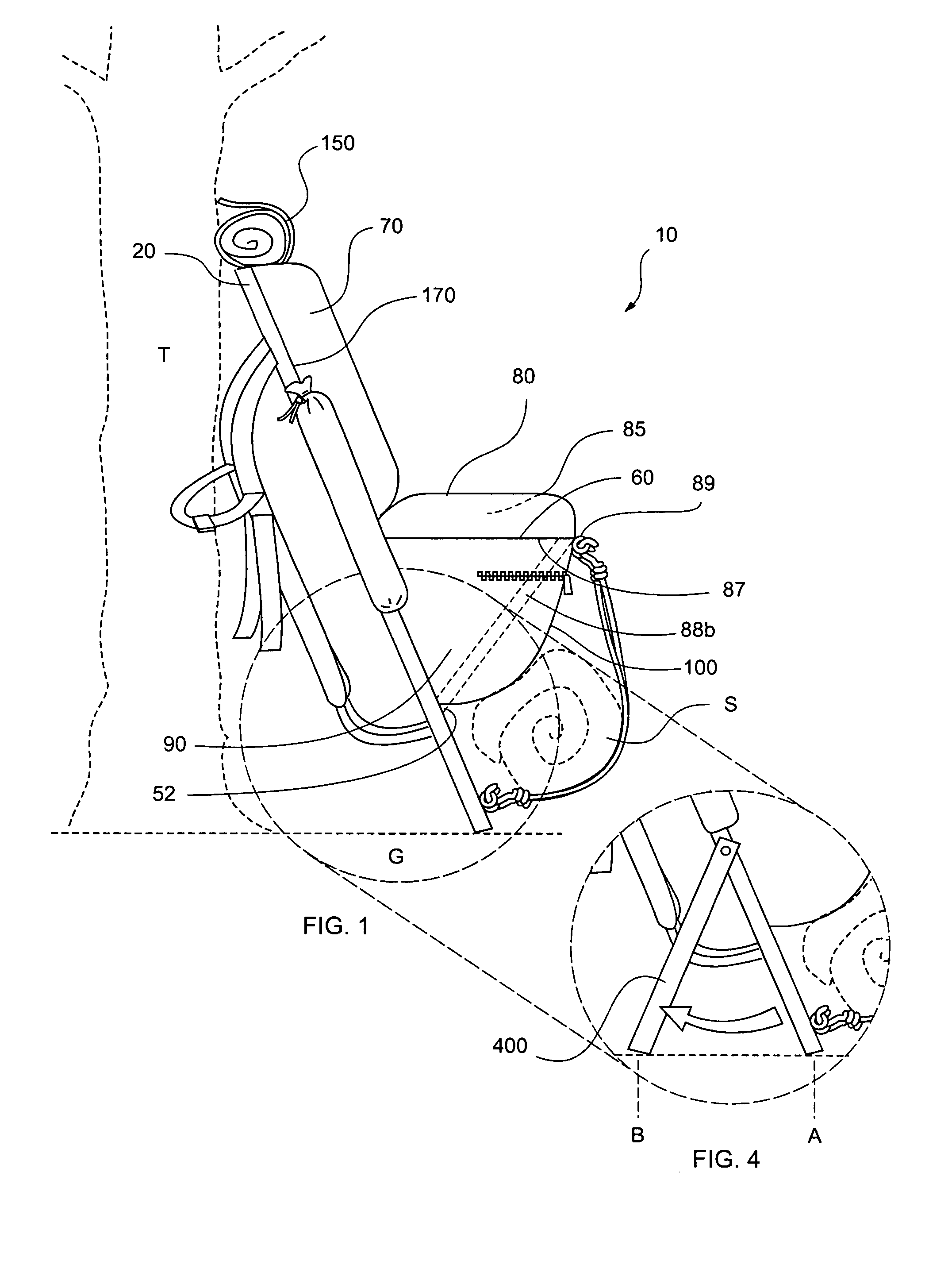 Hunting pack stool and method of use thereof