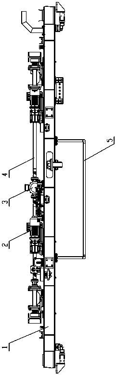 Moving trolley for conveying main fixture on main welding line for automobile welding