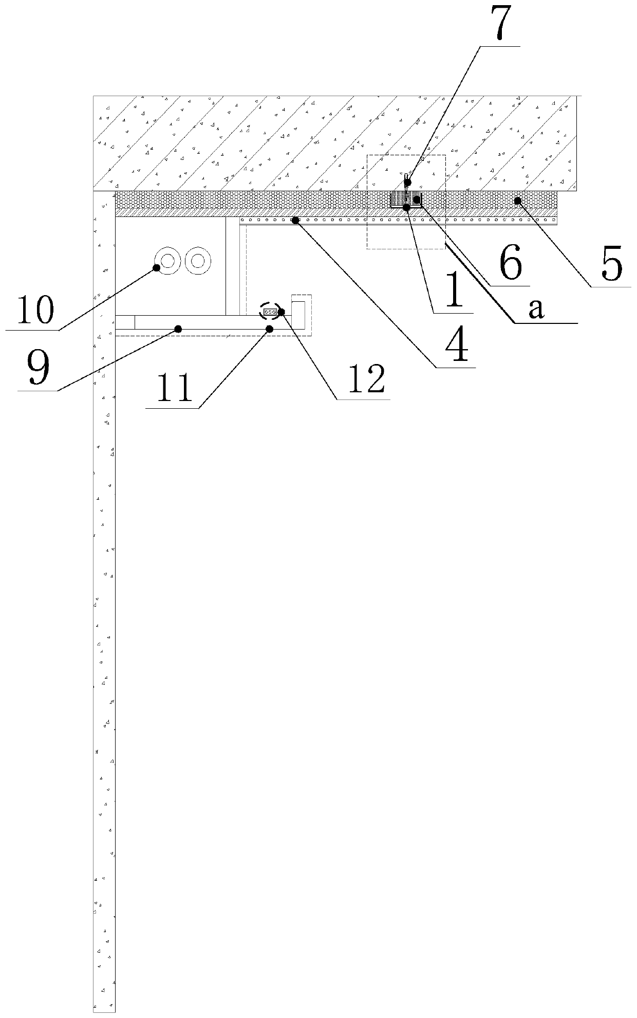 Capillary hung ceiling paving method and capillary network temperature adjusting system