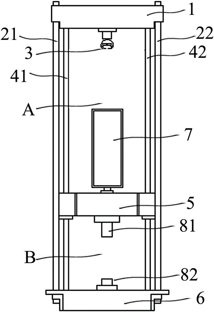 Steel bar and concrete performance testing device and method
