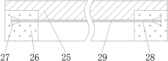 Flatness detection device convenient for stable supporting and extending for building wall