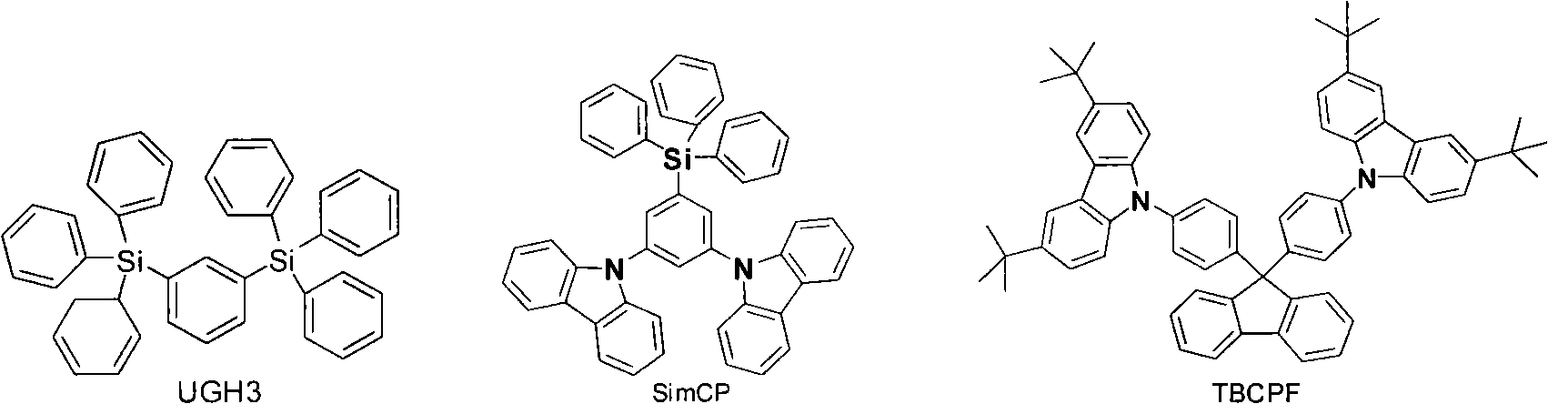 Benzophenanthrene compound containing benzoglioxaline group and application thereof