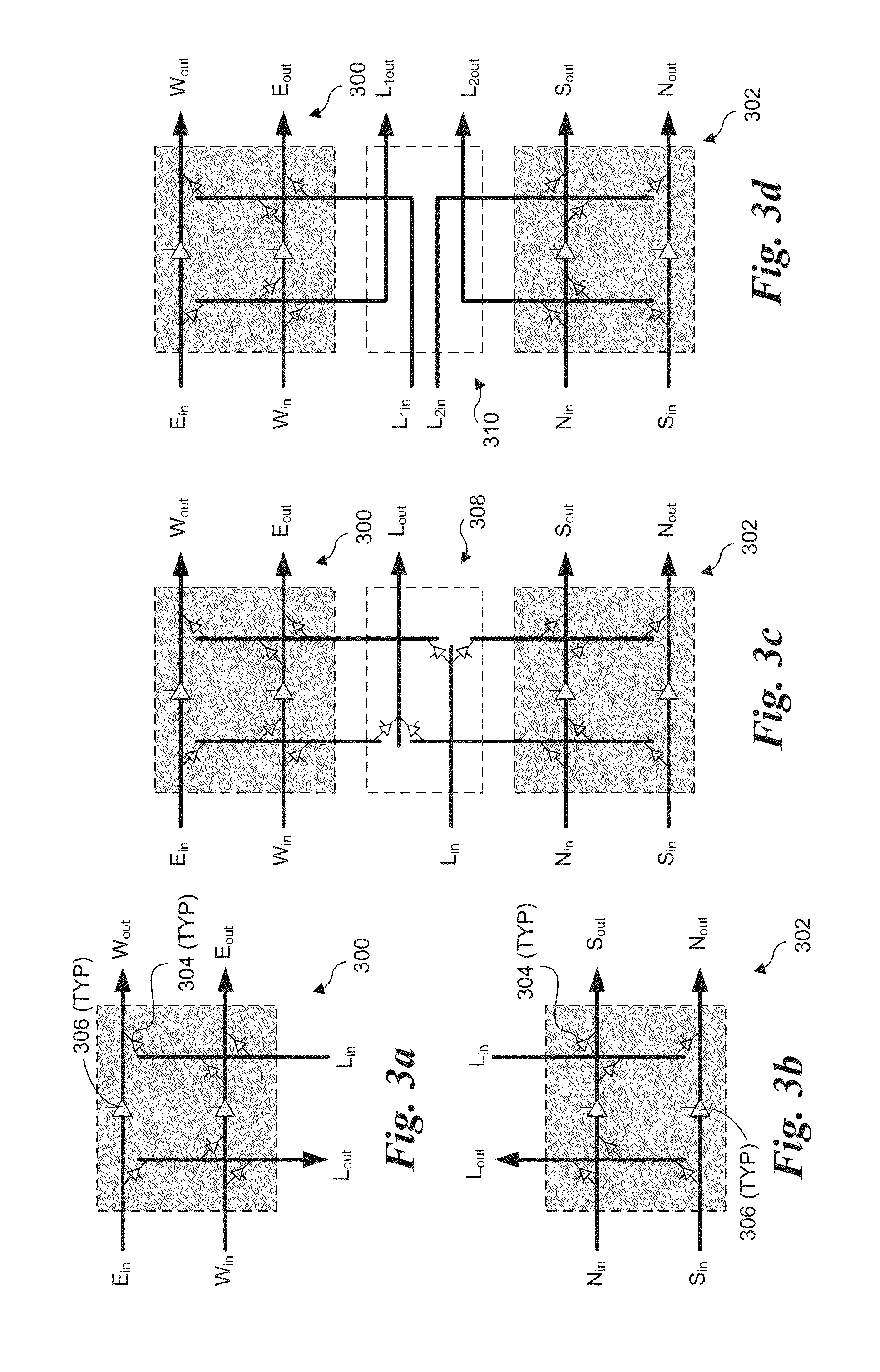 Modular decoupled crossbar for on-chip router