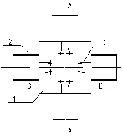 Novel prefabricated structure precast column unit and beam-column joint construction method