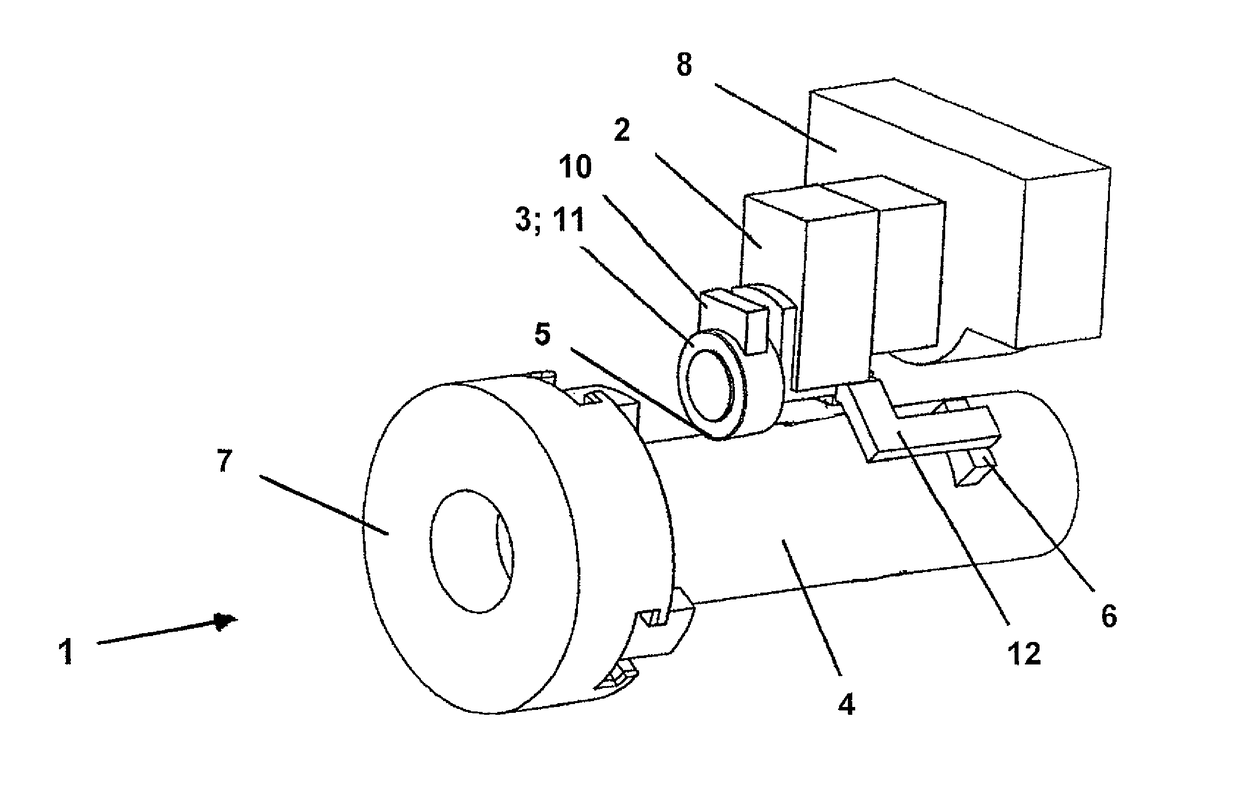 Device and method for electromechanically-assisted roller burnishing