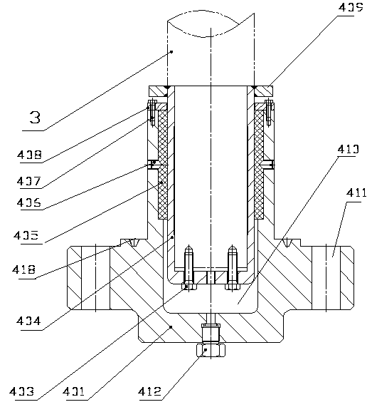 An outstretched bottom-supported reactor
