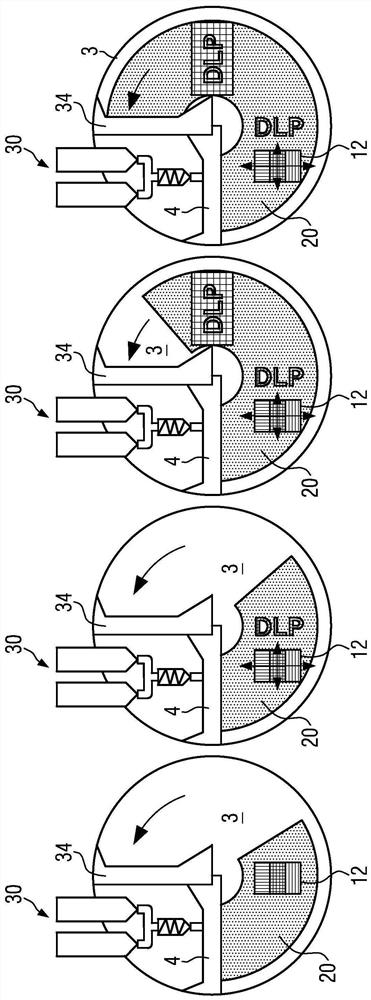 Method for additive construction of shaped bodies by stereolithography