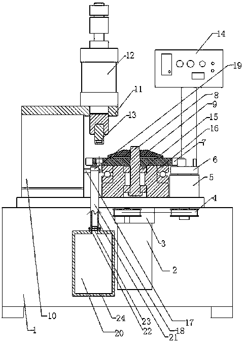 A pneumatic punching machine for electronic connectors