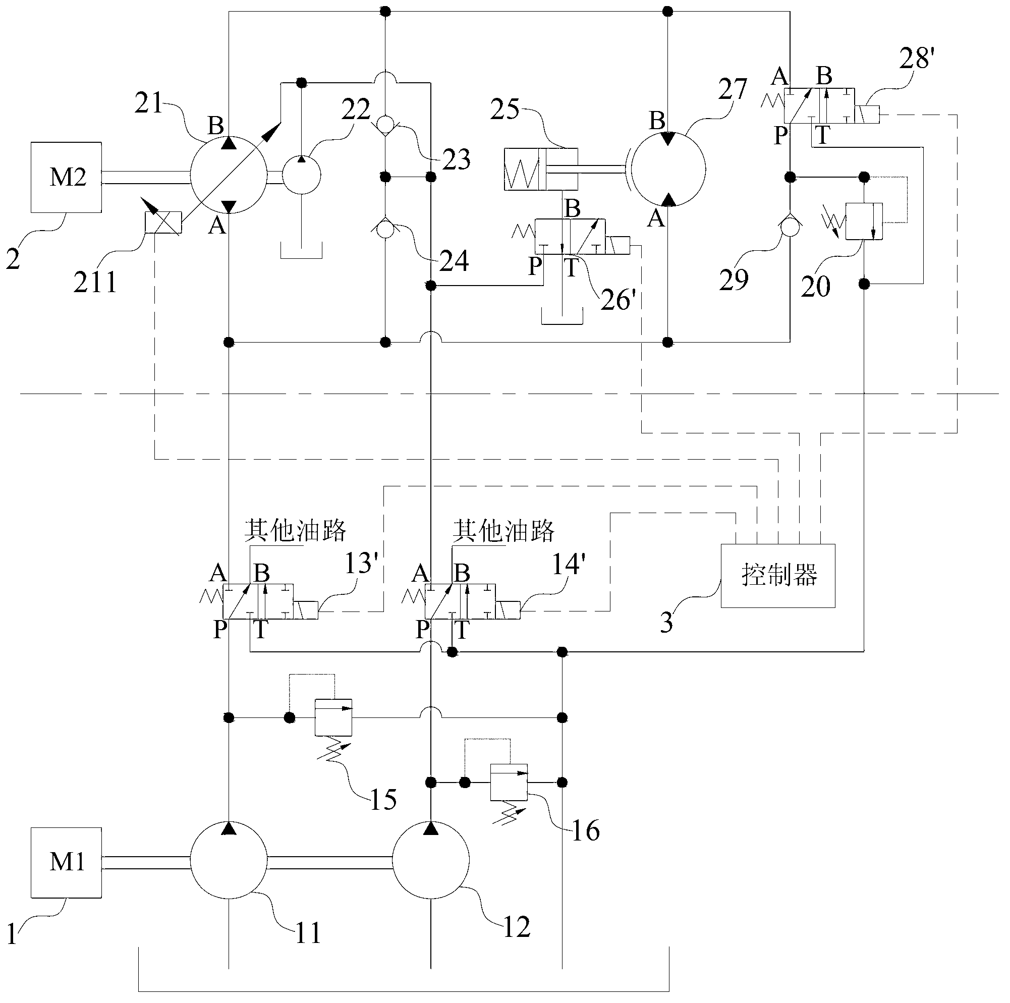 Engineering machinery and engine starting ignition system thereof
