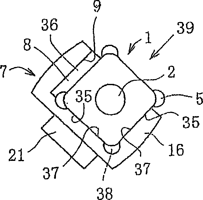 Projection nut feeding device