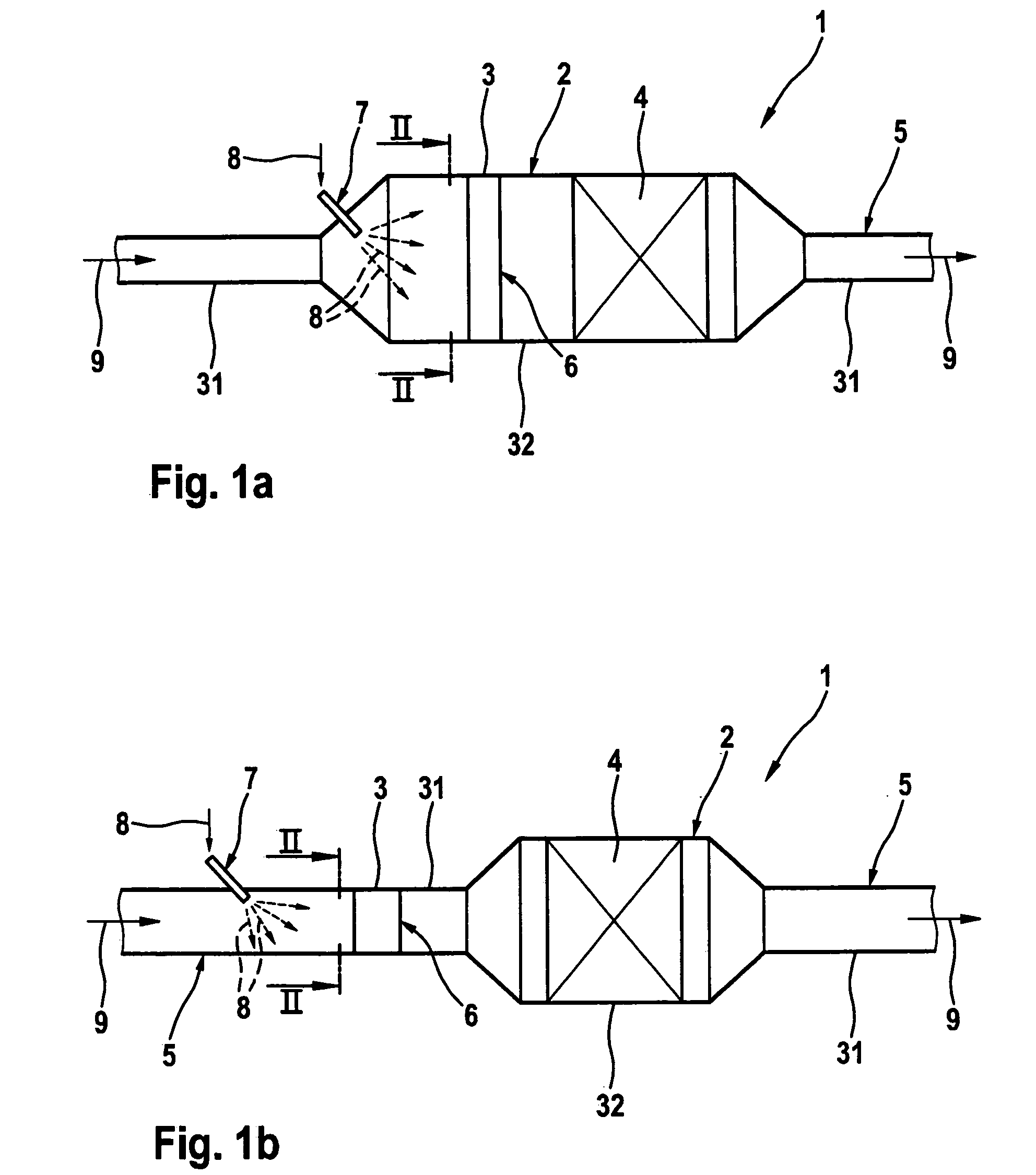 Static mixer and exhaust gas treatment device