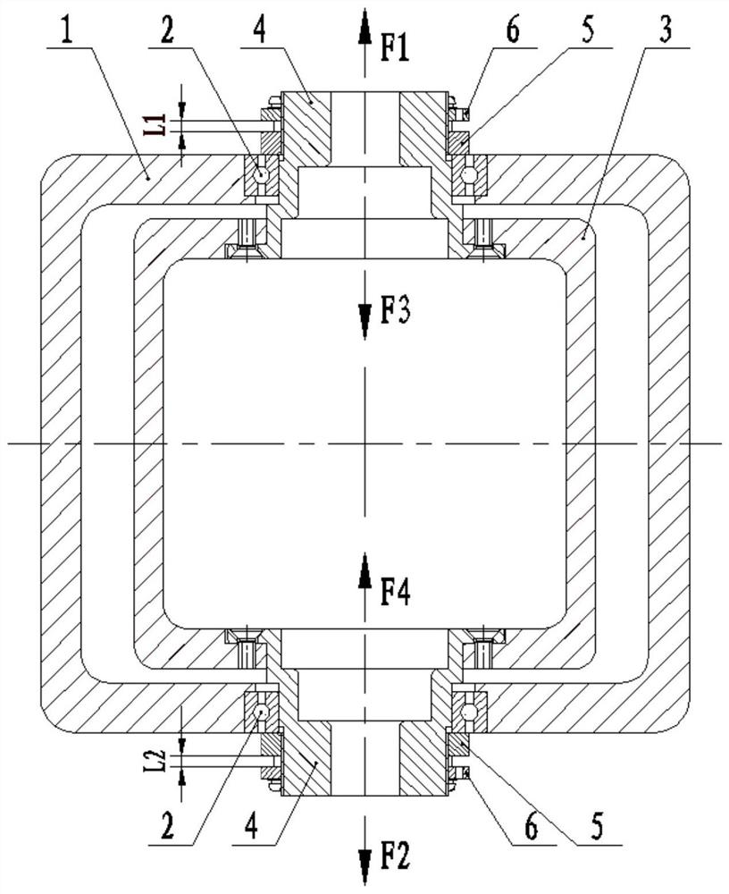 A reliable connection and adjustable bearing preload structure and assembling method