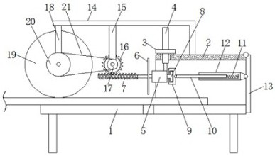 Cutting mechanism used for aluminium product production