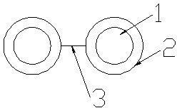 Parallel bundled overhead conductor