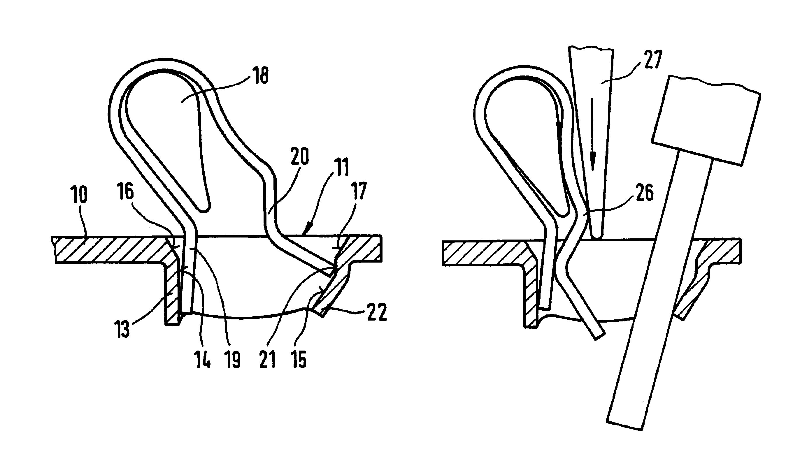 Spring-force clamp connector for an electrical conductor