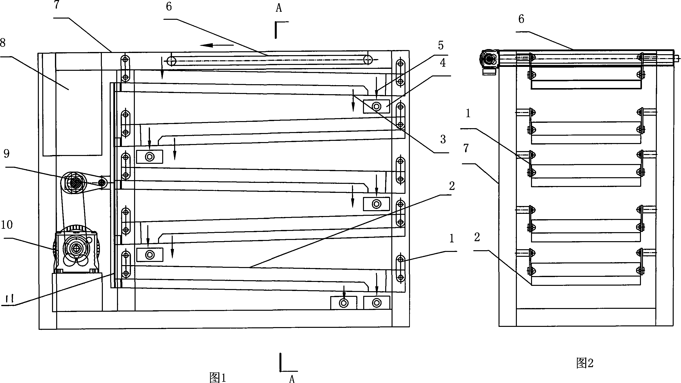 Cut tobacco structure measuring method and its vibrating screen