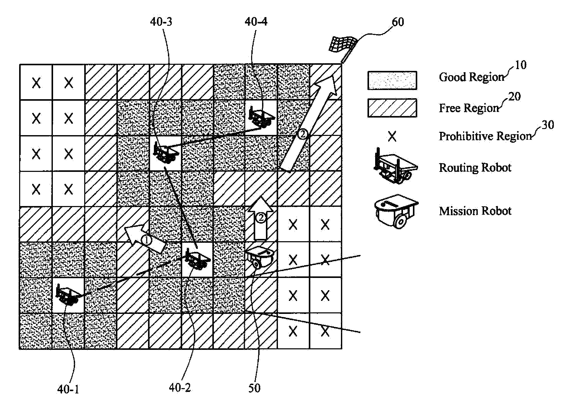 Apparatus and method for creating probability-based radio map for cooperative intelligent robots