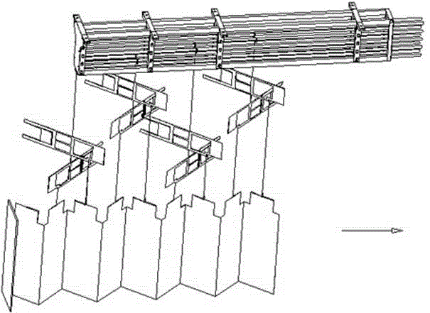 Hanging apparatus used for ground unfolding test of flexible solar battery array