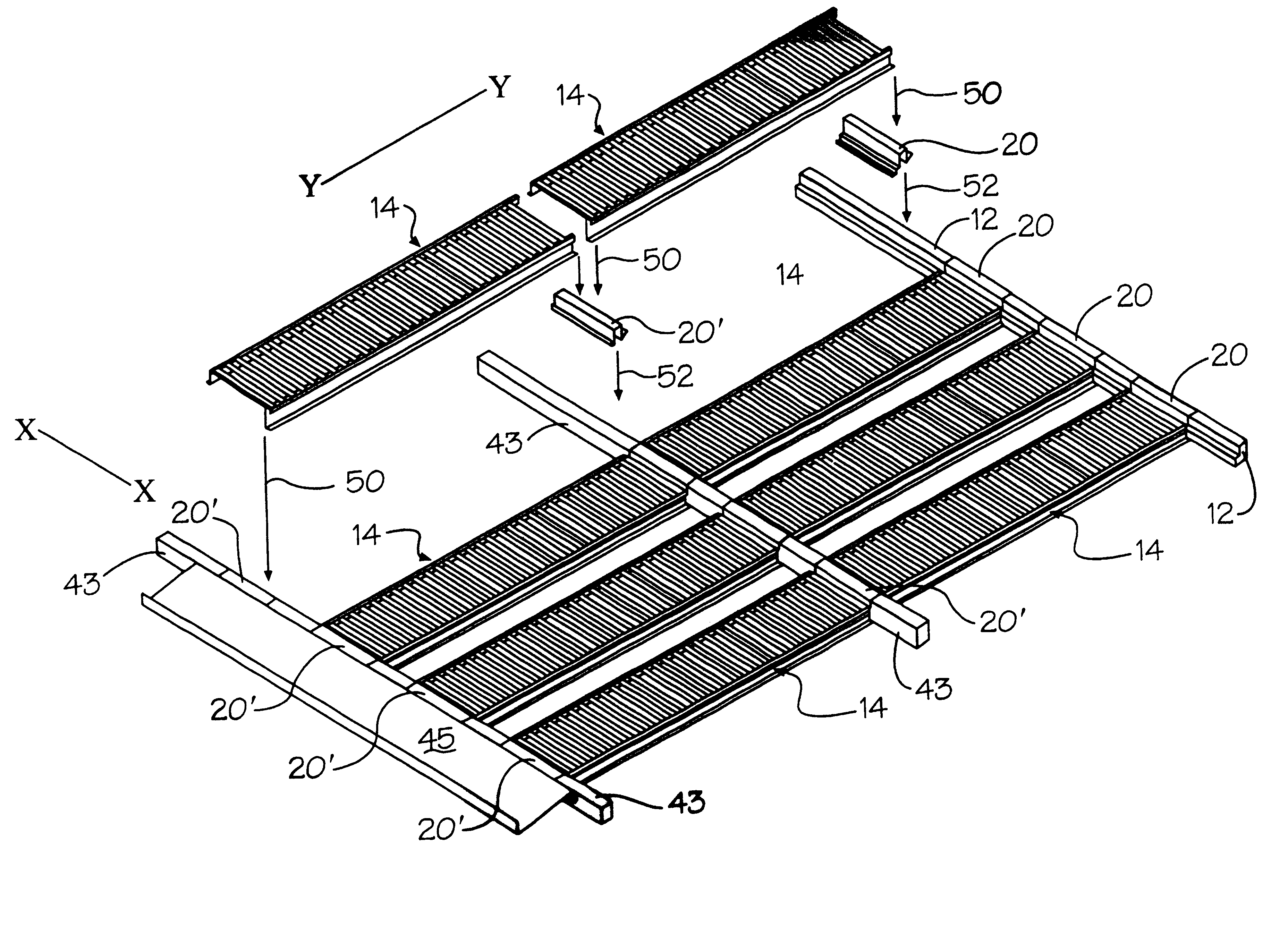 Universal flow track system