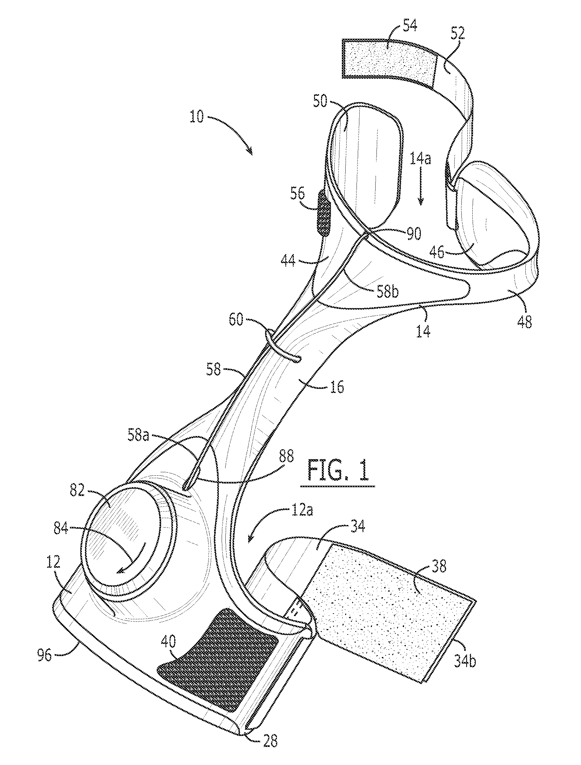 Joint positioning using support with rotary device