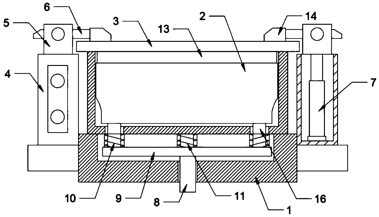 Household appliance outer shell forming mold