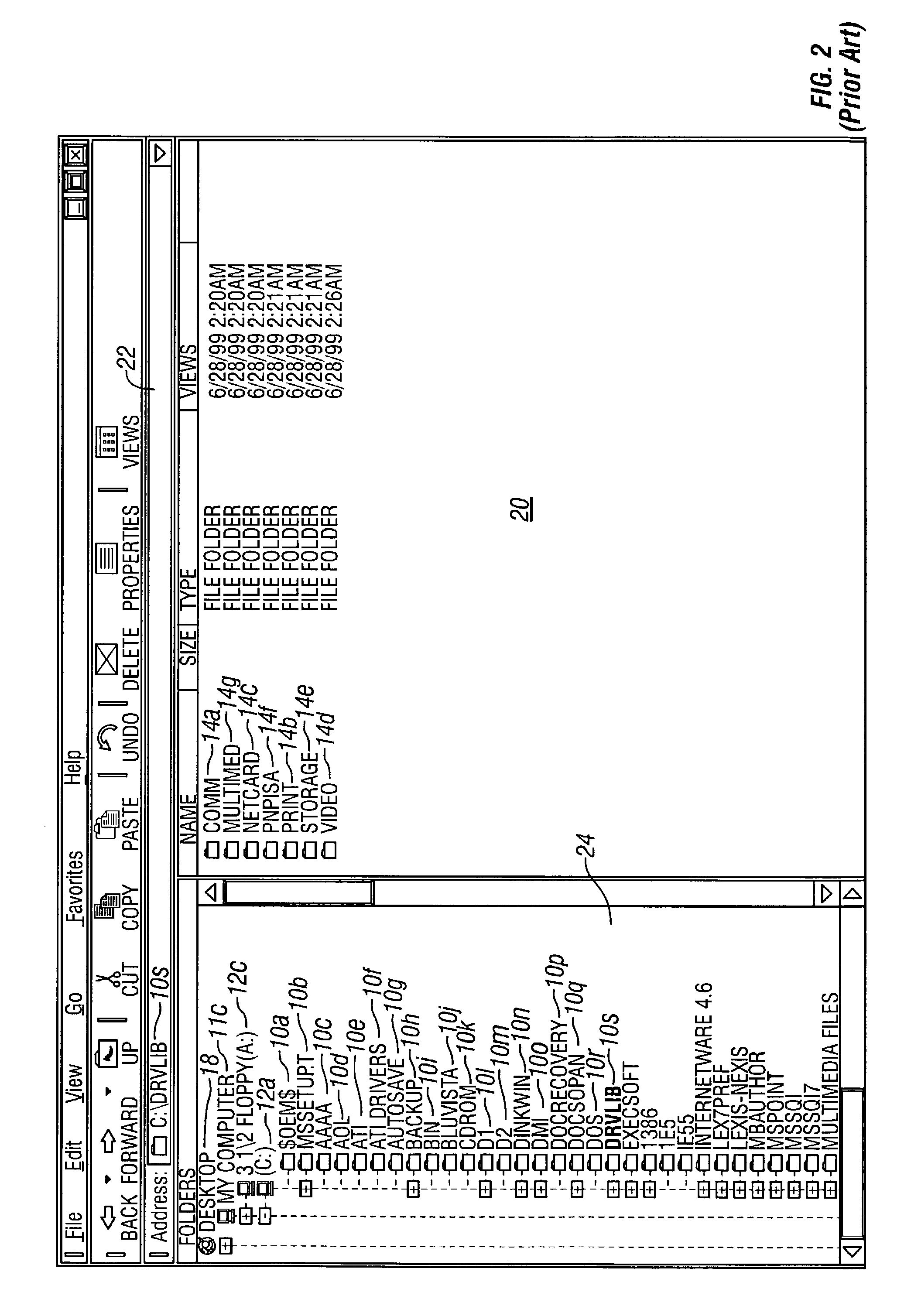System and method for an interface to provide visualization and navigation of a directed graph