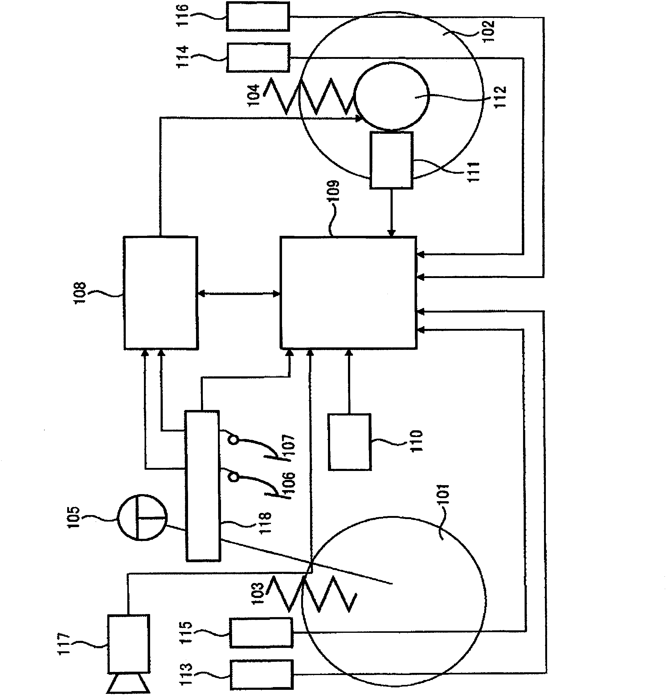 Pitching control device for electric vehicle