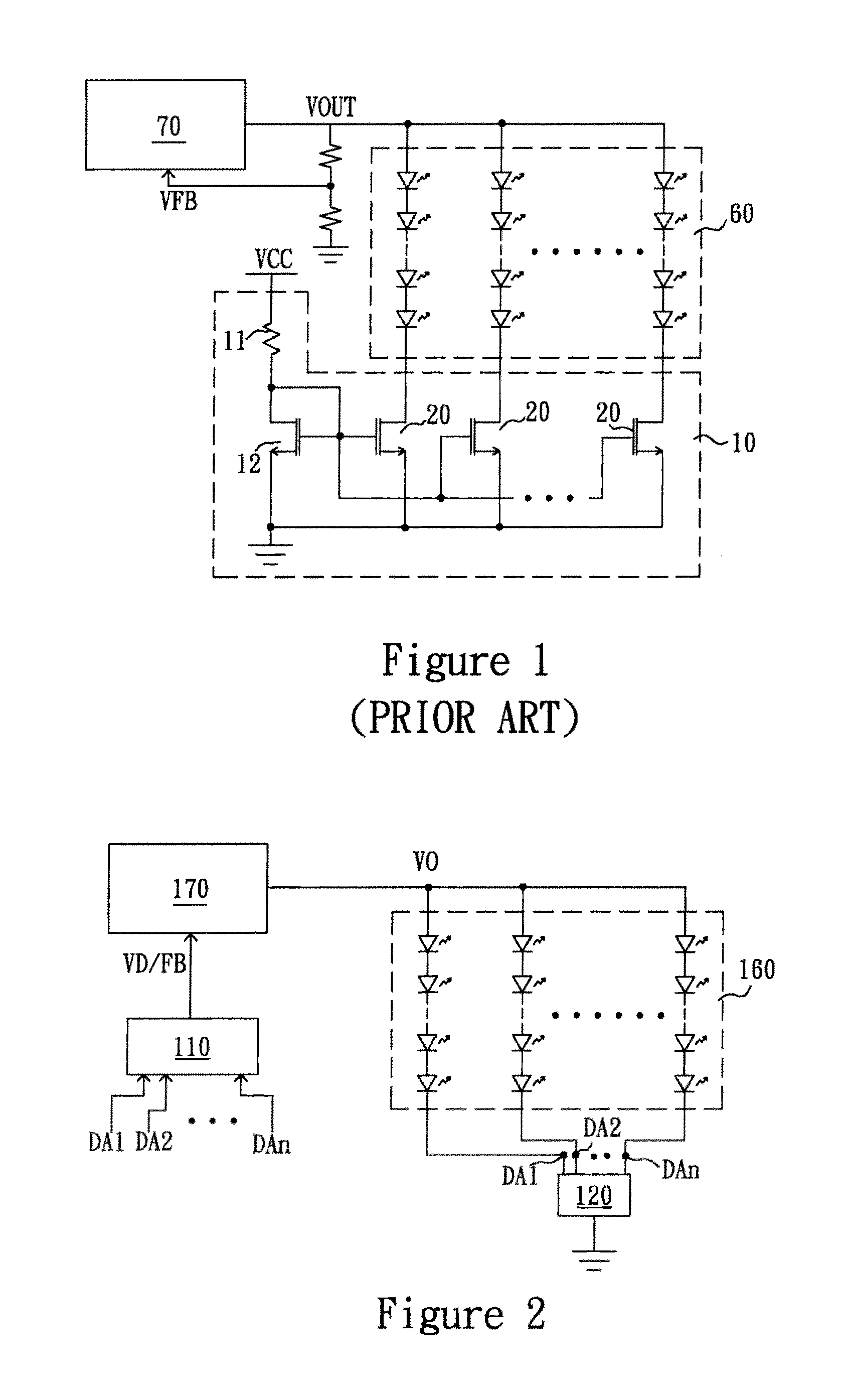 Load driving circuit and multi-load feedback circuit