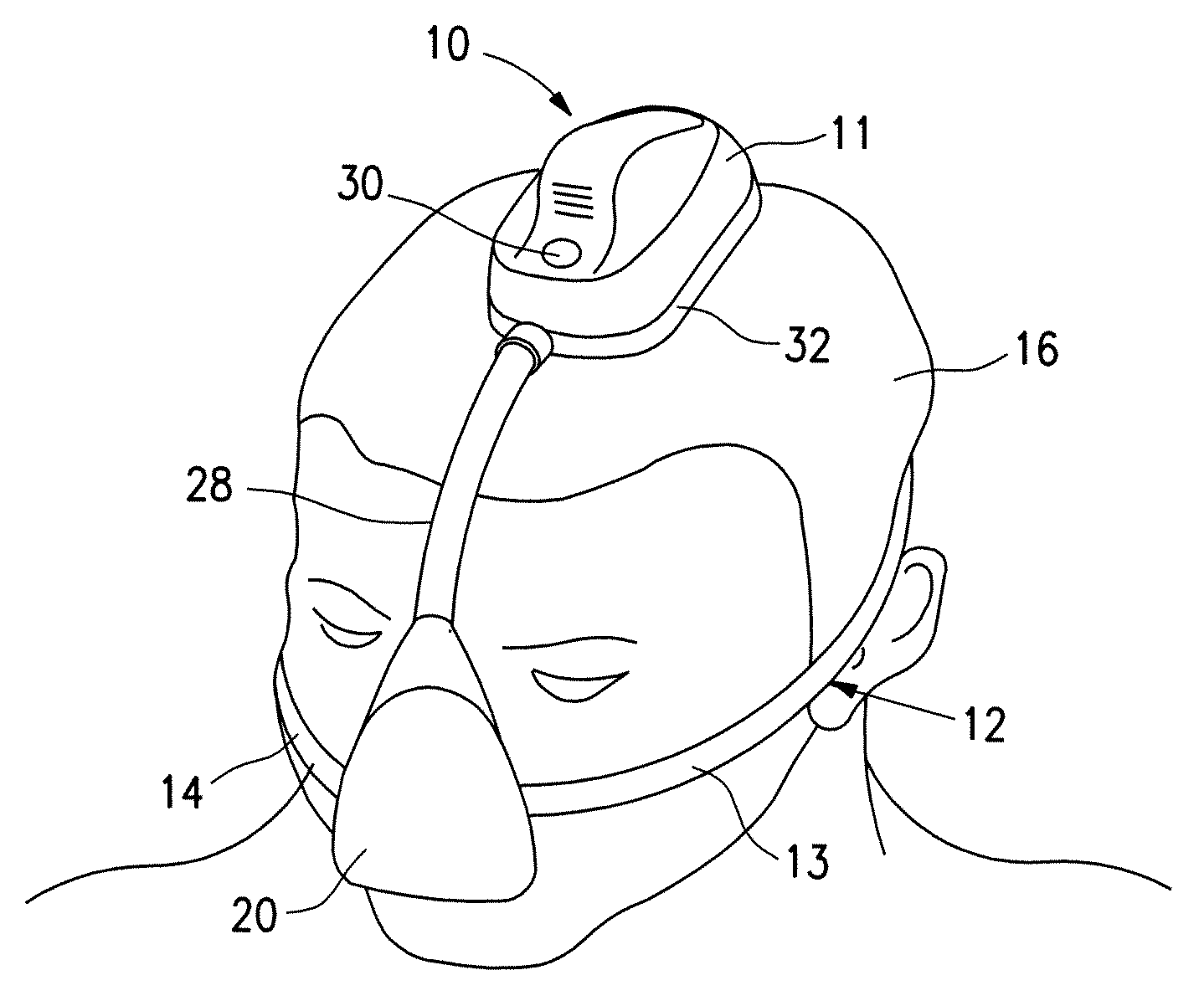 Positive Airway Pressure System With Head Position Control