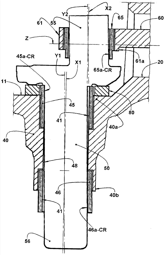 Bearing arrangements in refrigeration reciprocating compressor