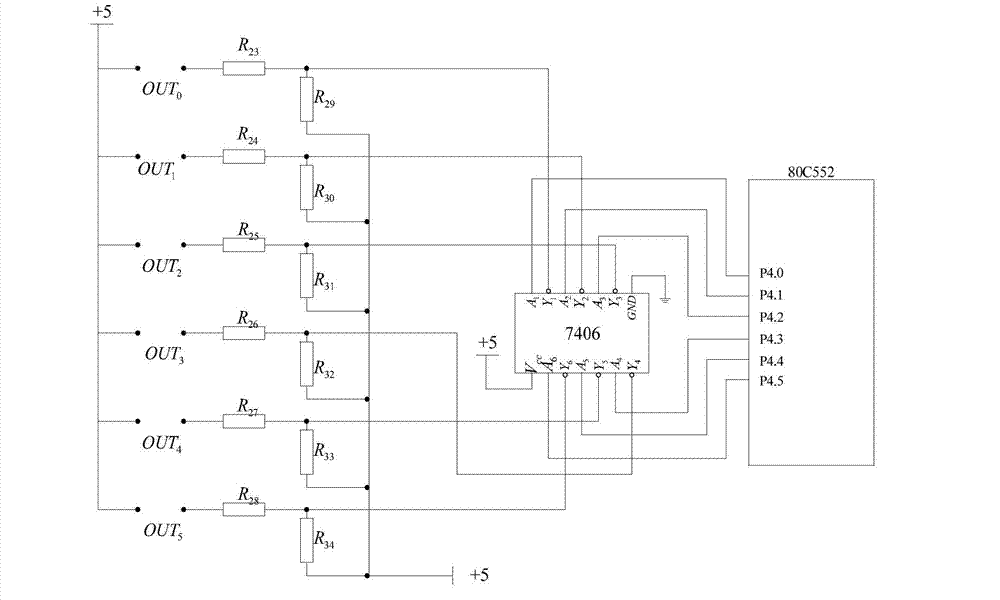 Fuzzy water temperature controller and control method based on 80C552 single chip microcomputer