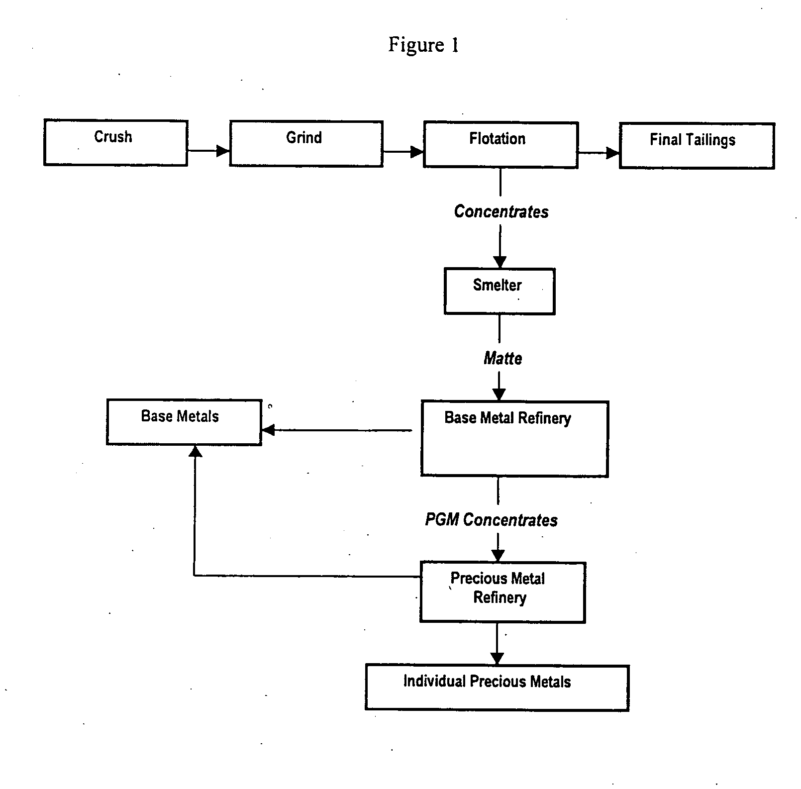 Process for extracting platinum group metals