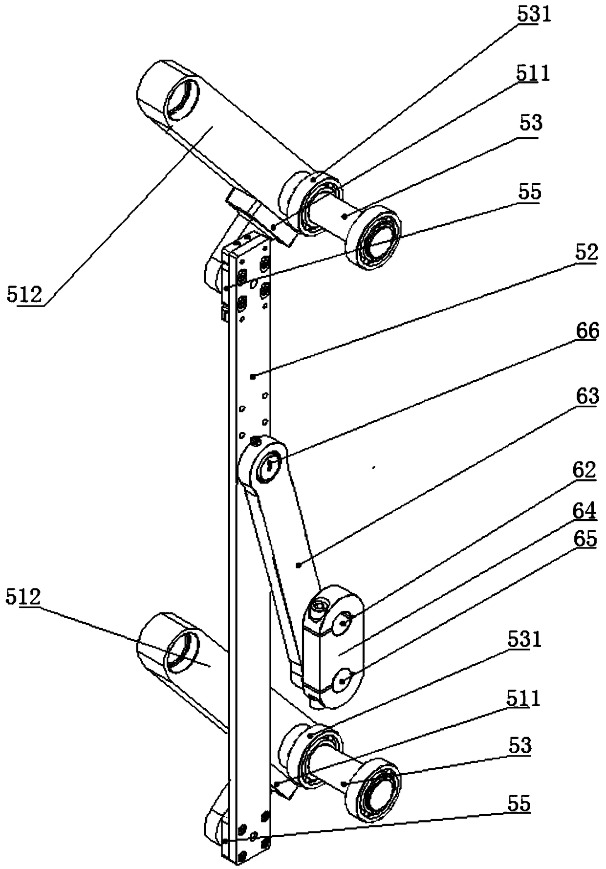 Switching device for gate channel