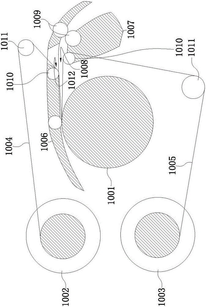 Paper money storing and delivering device and paper money automatic transaction device