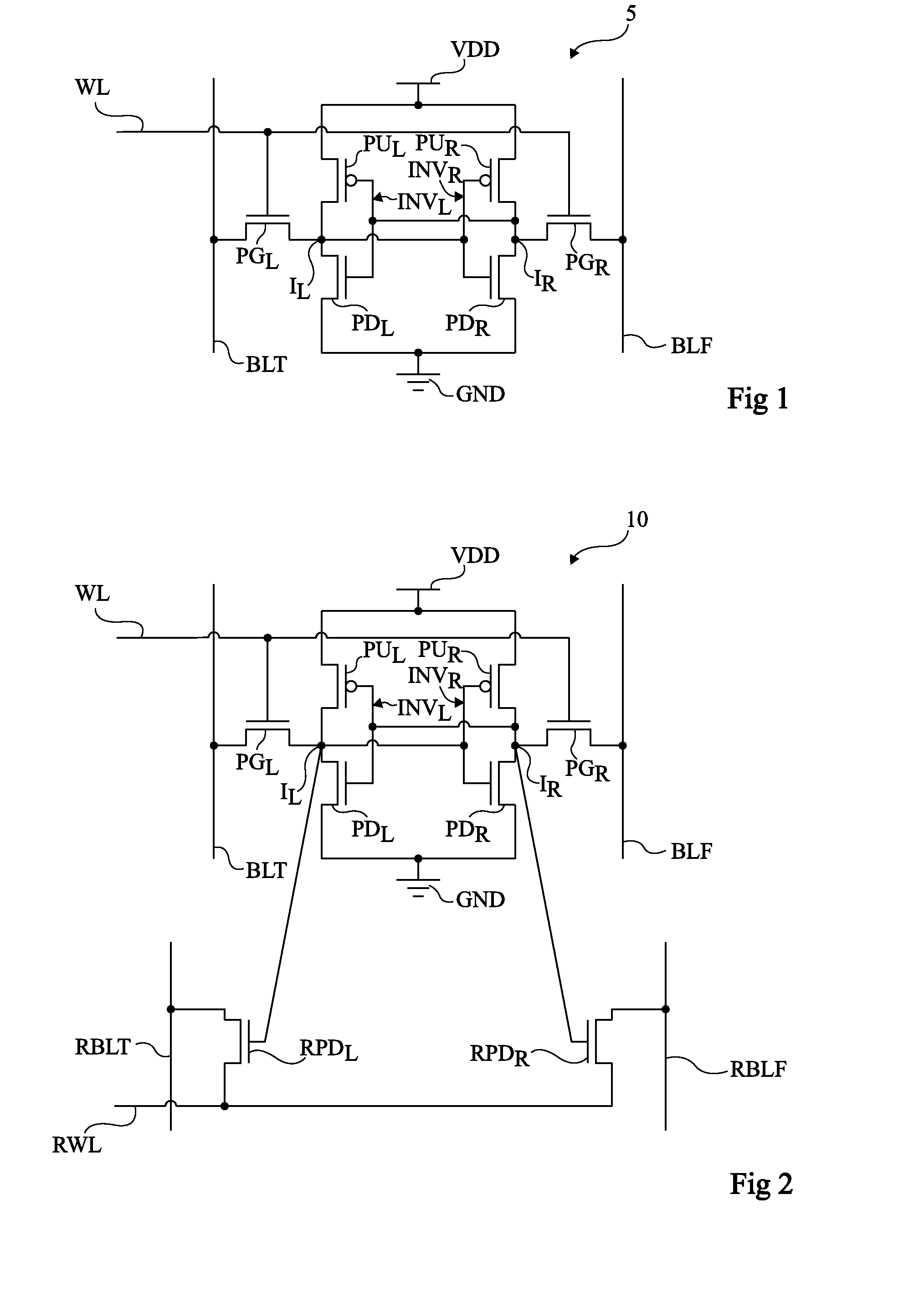 Volatile Memory with a Decreased Consumption