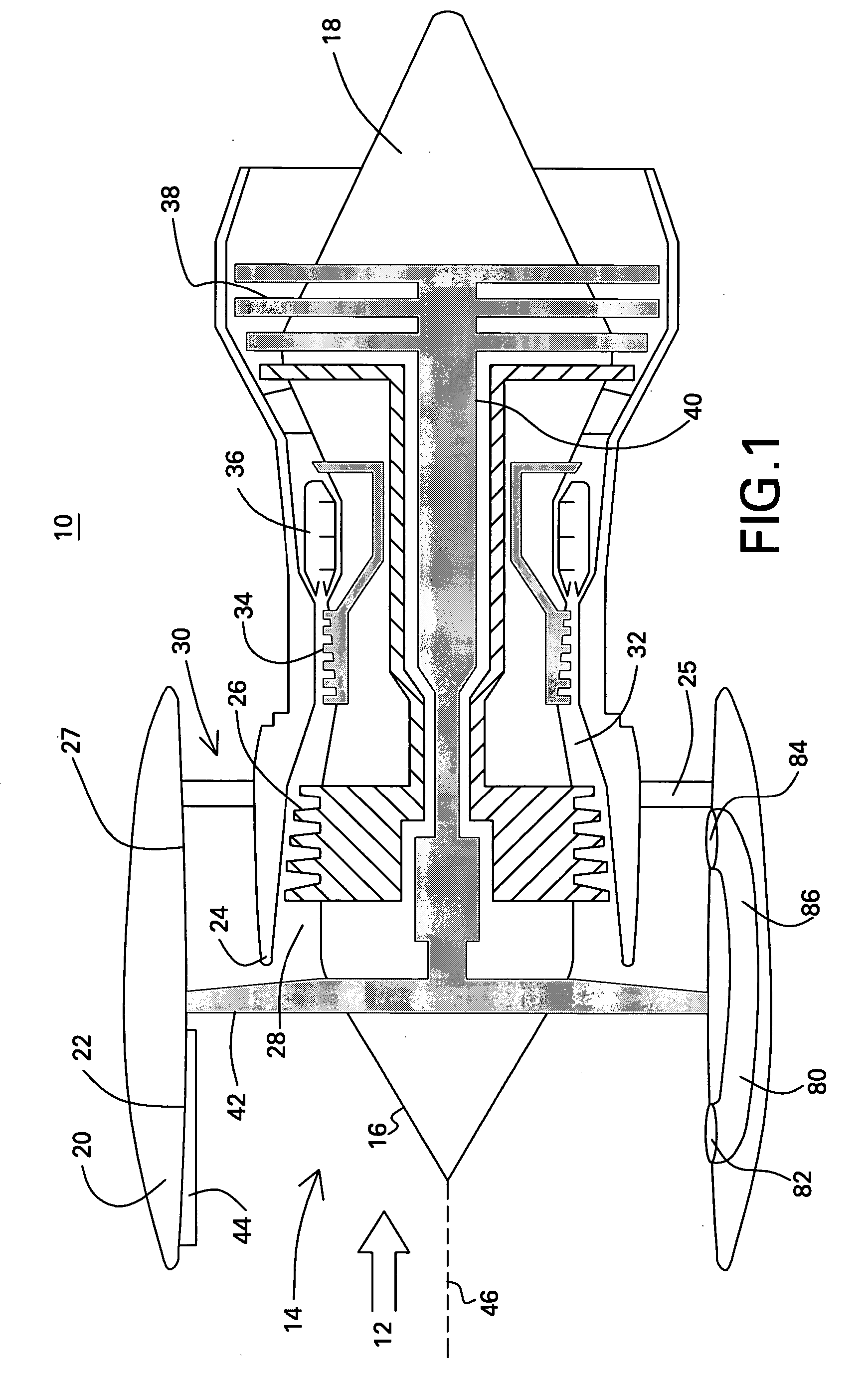 Method and system for reduction of jet engine noise