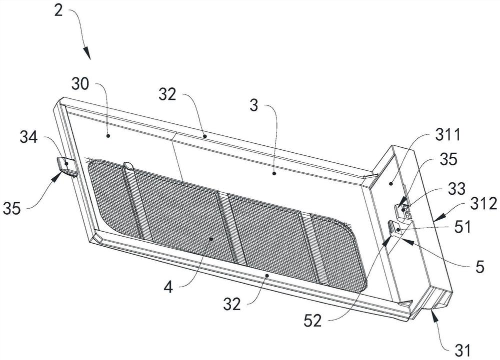 Filter screen assembly for air conditioner, air conditioner and working method of air conditioner