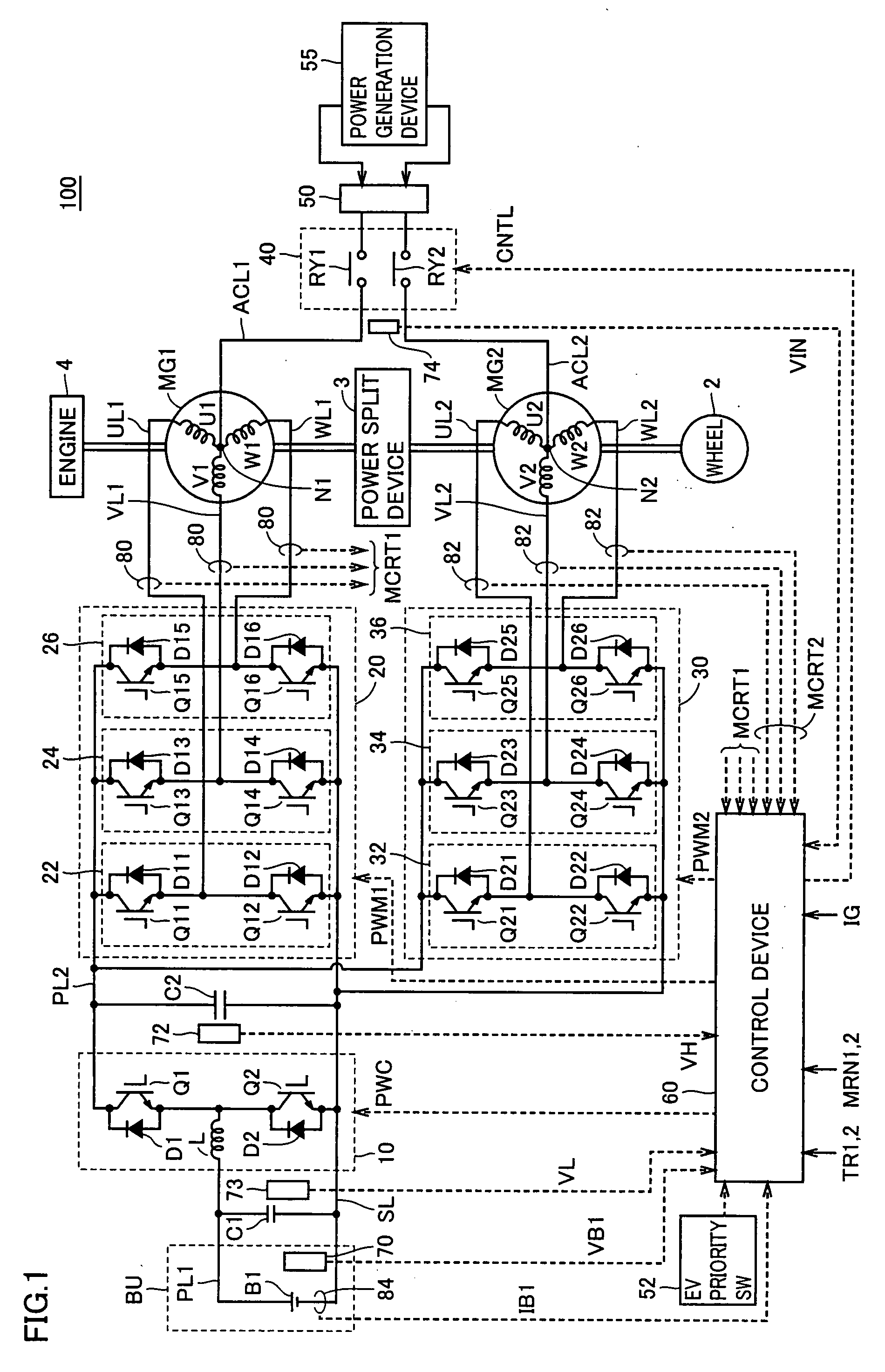 Power Supply Device For Vehicle