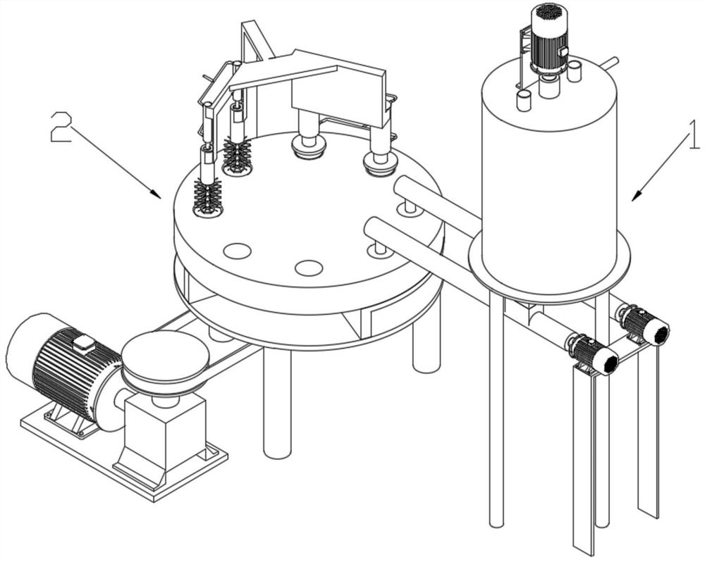 Fly ash curing method and device