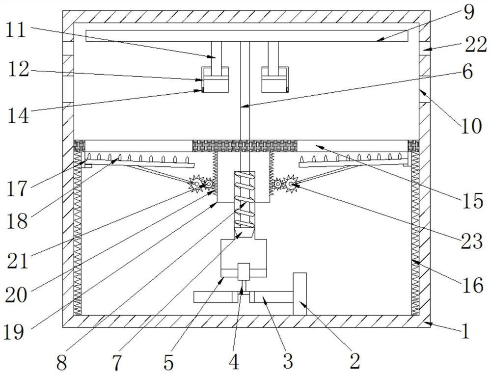 A tea sieving machine with small sieve plate loss and capable of automatically cleaning the sieve plate