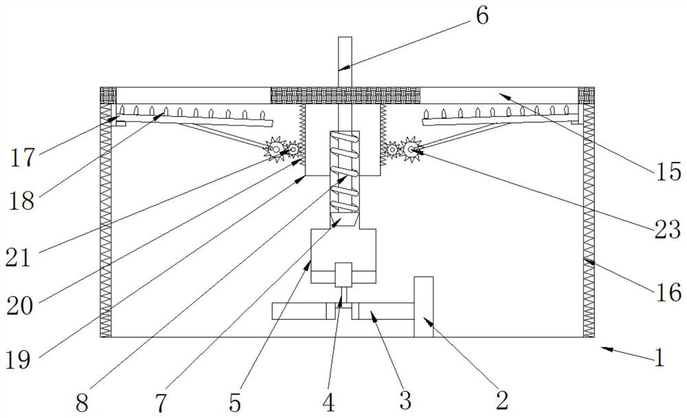 A tea sieving machine with small sieve plate loss and capable of automatically cleaning the sieve plate