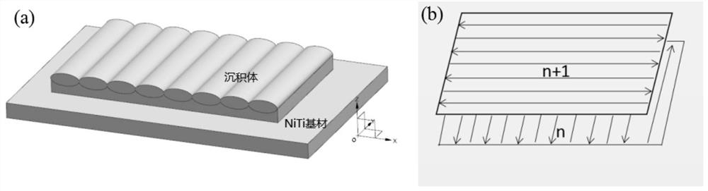 Laser additive manufacturing method of NiTi alloy with large recoverable strain