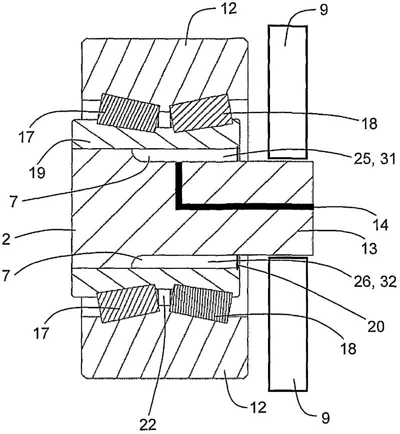 Damping of planetary gears with flex-pins for wind turbines