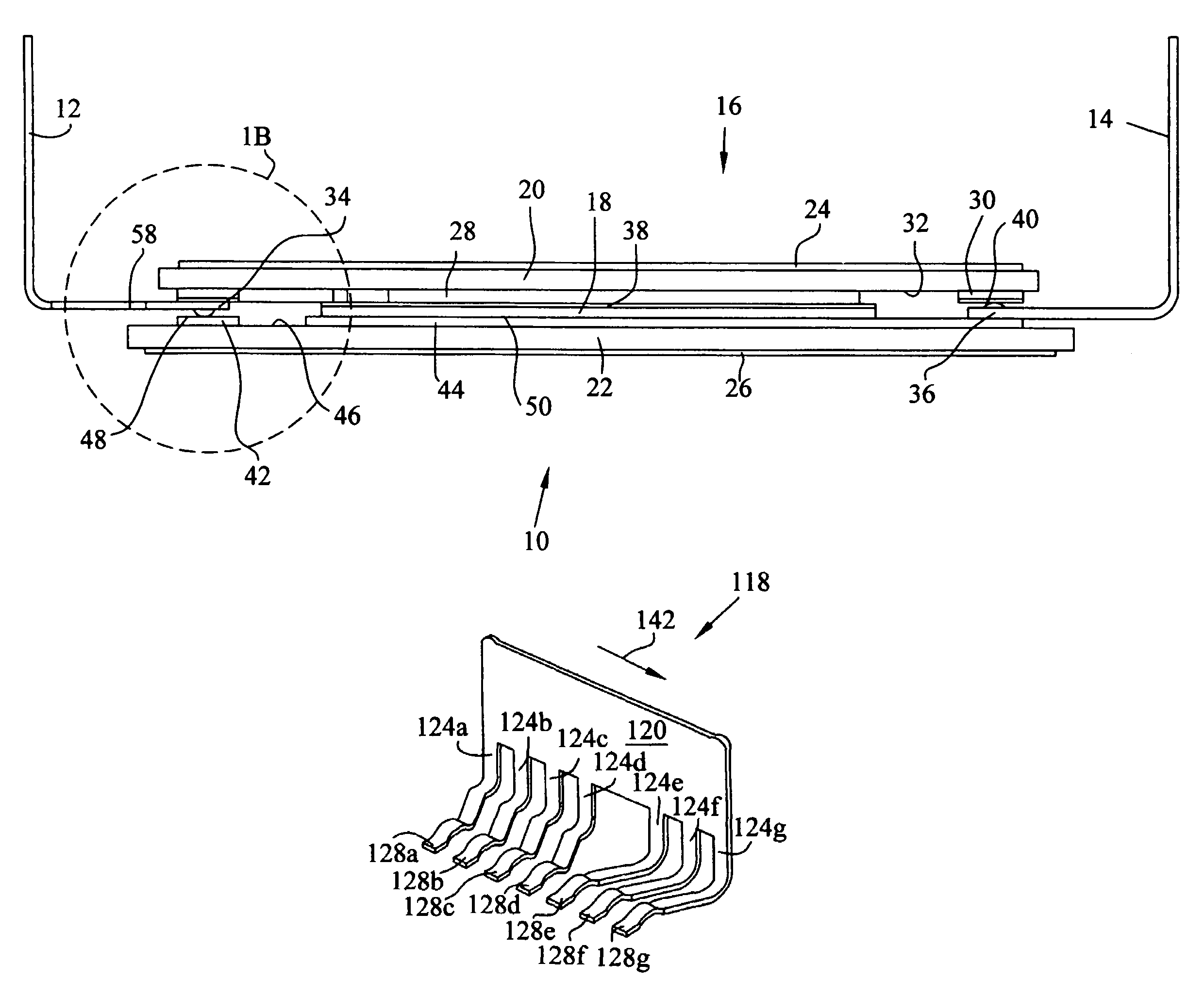 Dual-sided substrate integrated circuit package including a leadframe having leads with increased thickness