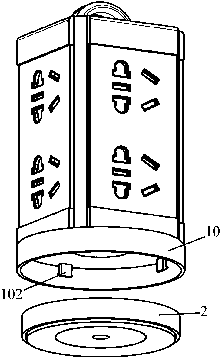 Adsorbable socket