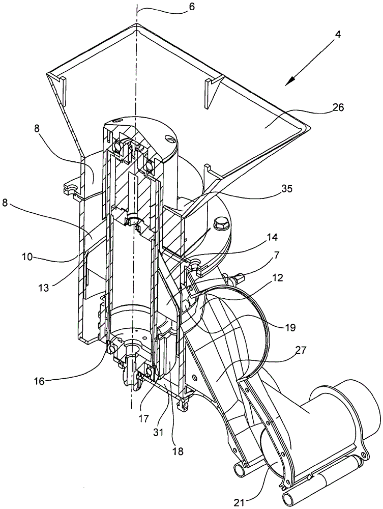 Dispensing system for an agricultural spreader machine