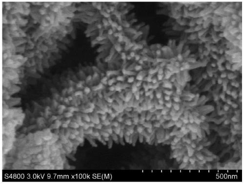 A rod-shaped polyaniline-supported modified titanium carbide and its low-temperature preparation method