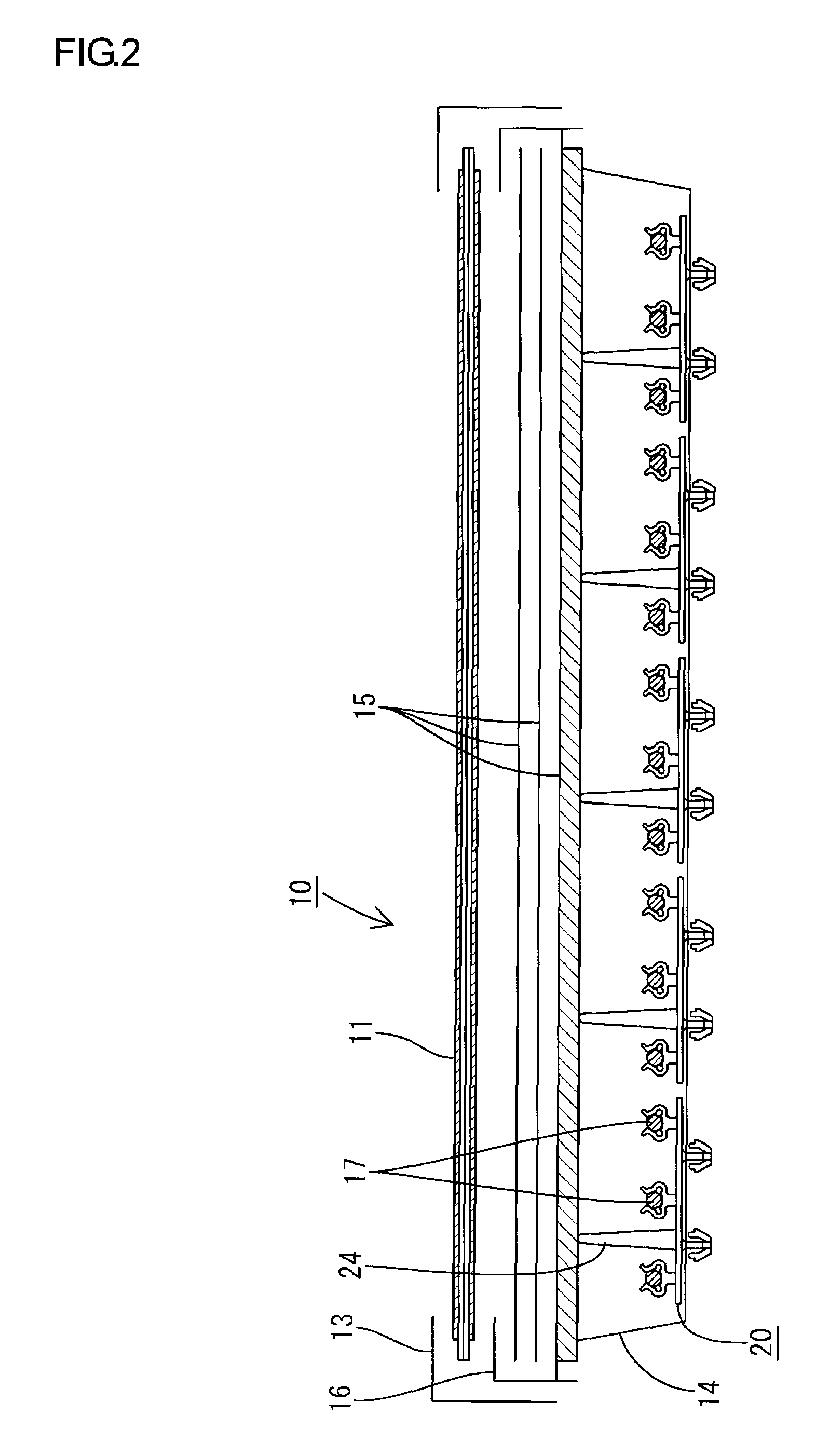 Lamp holder, backlight device using the same, and display using the same